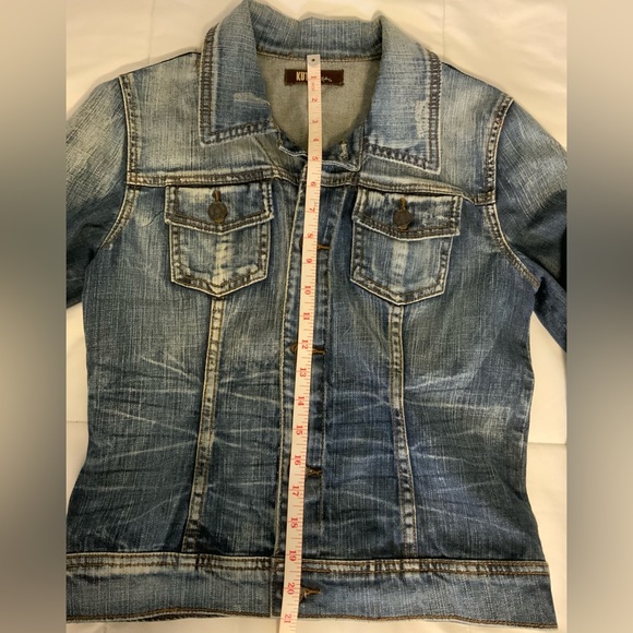 Kut from the Kloth Denim Distressed Jacket-Size XS - Picture 11 of 14